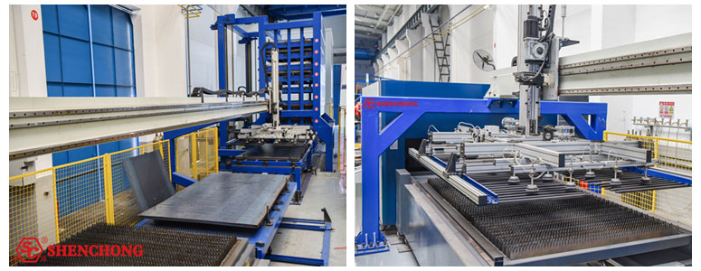 Sheet Metal Flexible Line Cooperated by Shenchong and Zhenhua Heavy Industries Put Into Production