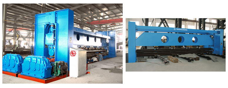 plate rolling machine for shipbuilding