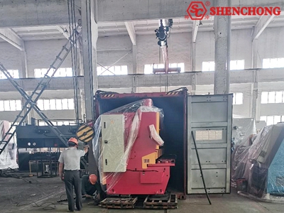 Vietnam - Front Feeding CNC Shearing Machine 10x4000 shipment