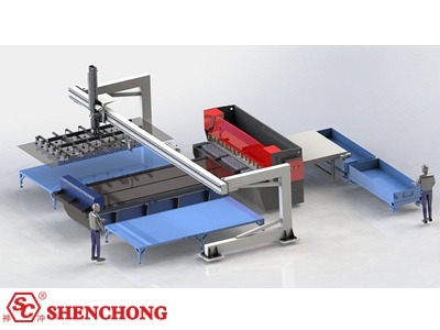 plate shearing machine automation