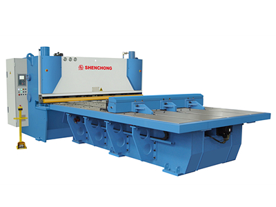 Shenchong guillotine front feeding shearing machine for sale