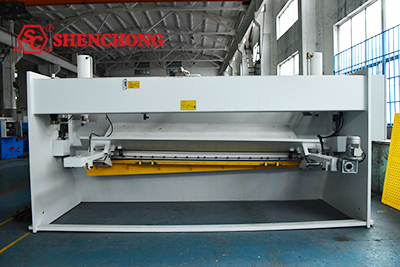 12x4000mm NC plate shearing machine backgauge