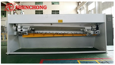 8x4000mm CNC hydraulic guillotine shear back gauge