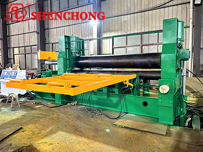 Indonesia - 40X3500 3-Roller Bending Machine For Sale