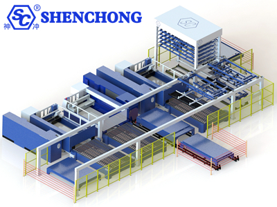 metal automated processing line