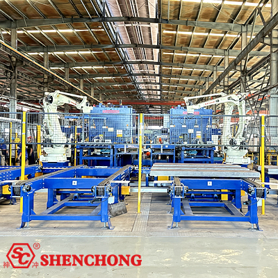 steel plate shearing automatic production line