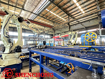 automatic production line for steel plate shearing