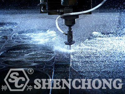 water jet cutting process