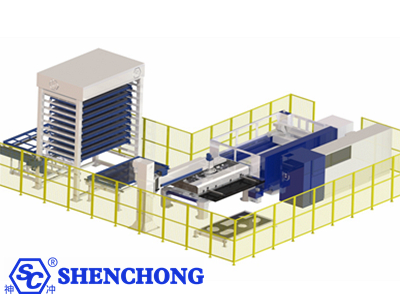 Sheet Metal Intelligent Warehouse With Auto Loading & Unloading System