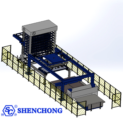 Non-ferrous metal shearing production line composition