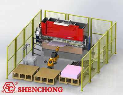 bending process in sheet metal non-standard automated production line