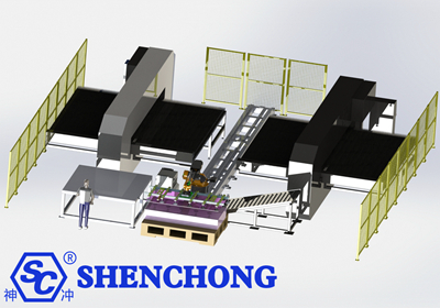 automatic sorting system for CNC punching machines