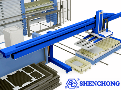 automatic sorting of CNC punching machines