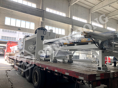 SC QC11KQ-16x2500MM front-feeding shearing machine delivery