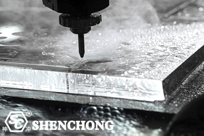 water jet cutting metal plate