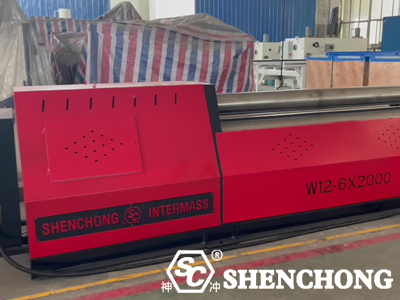 SHENCHONG Egypt Four-Roller Plate Rolling Machine SHENCHONG Egypt Four-Roller Plate Rolling Machine