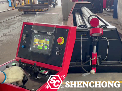 Egypt Four-Roller Plate Rolling Machine CNC Control Egypt Four-Roller Plate Rolling Machine CNC Control