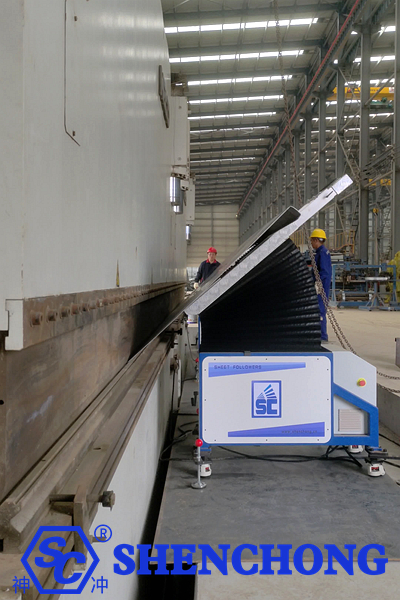 DLSD20 Sheet Follower With Press Brake
