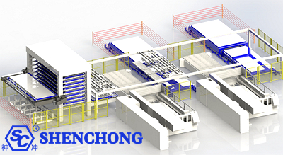Double Beam Truss Loading Unloading Machine Double Beam Truss Loading Unloading Machine