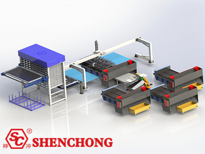 Gantry Robot Loading And Unloading System For Shearing And Storage Gantry Robot Loading And Unloading System For Shearing And Storage