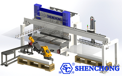 Robotic Press Brake Bending With Gantry Robot Robotic Press Brake Bending With Gantry Robot