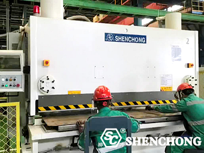 Indonesia Shearing Machine For Nickel Plate