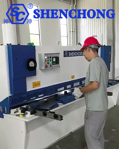 6X3200mm hydraulic guillotine shearing machine