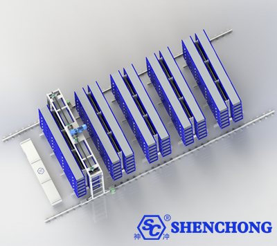 Automated profile warehousing systems